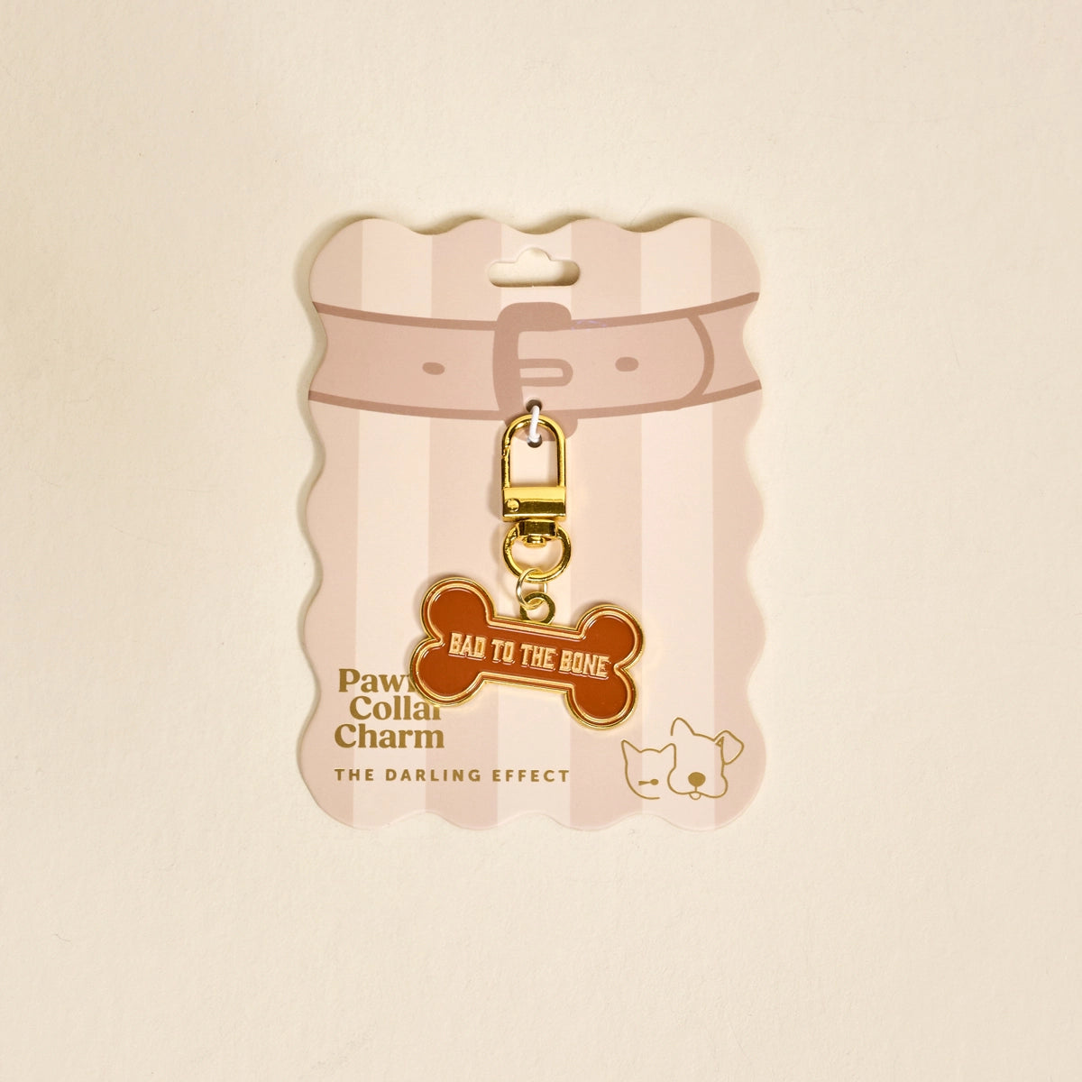 Bad to the Bone Dog Collar Charm - The Darling Effect