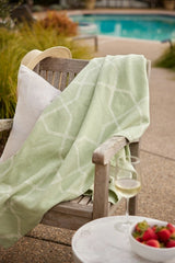 Trellis Sage Lightweight Blanket - Chappy Wrap