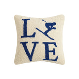 Love Ski Hook Pillow - Peking Handicraft