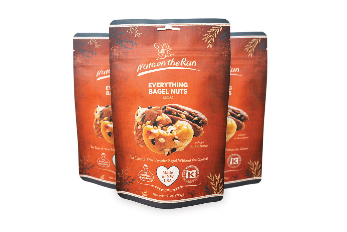 Everything Bagel Nuts - Nuts On The Run
