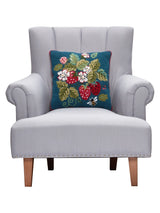 Vintage Strawberries Hook Pillow - Peking Handicraft
