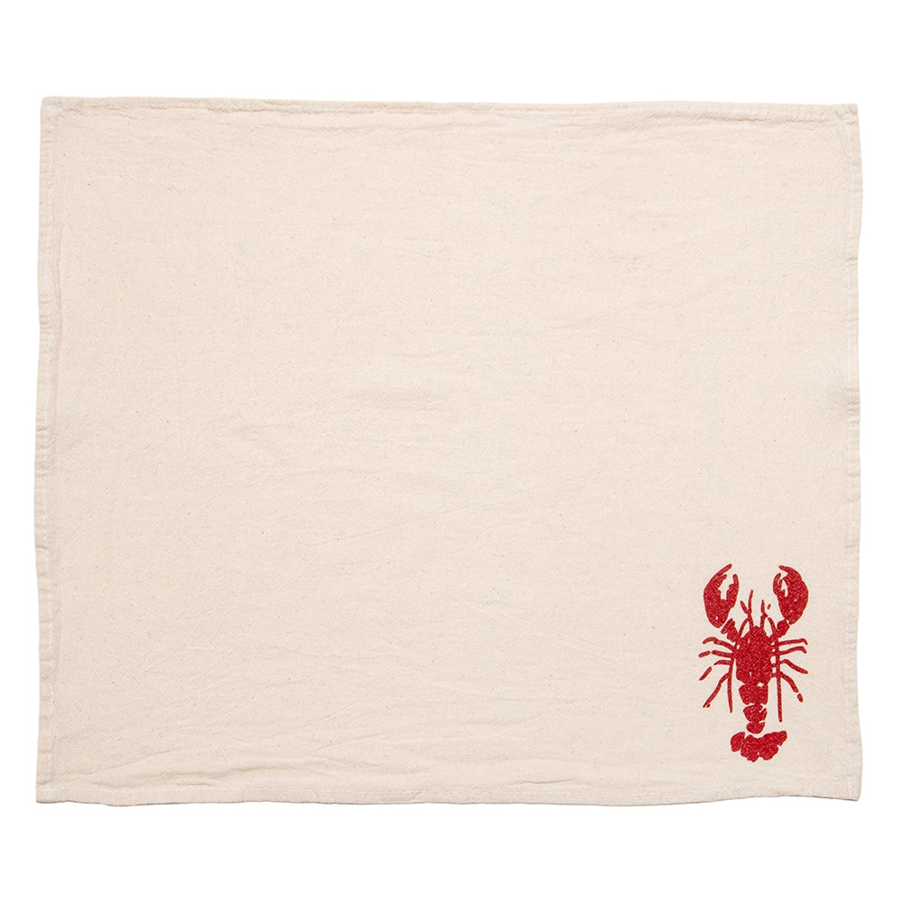 Red Lobster 100% Cotton Cloth Napkins (Set of 4) - Cinder + Salt