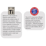 A-11T Americana Officers Edition Watch - MH Bertucci | MADE IN THE USA - The Woods Maine