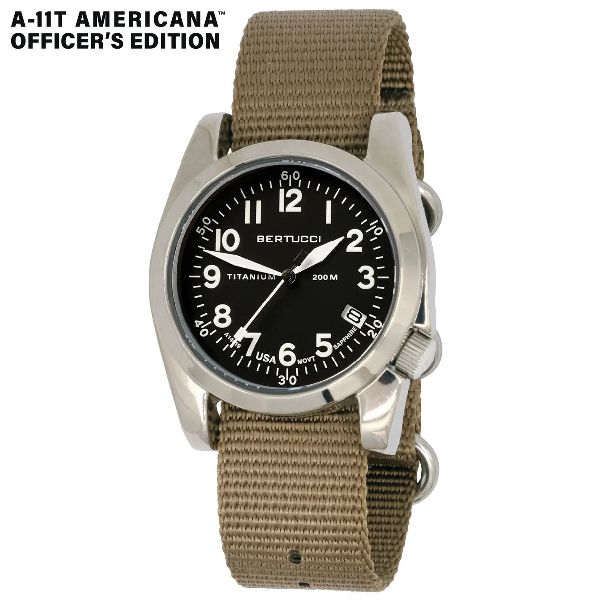 A-11T Americana Officers Edition Watch - MH Bertucci | MADE IN THE USA - The Woods Maine