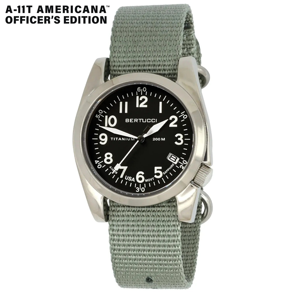 A-11T Americana Officers Edition Watch - MH Bertucci | MADE IN THE USA - The Woods Maine
