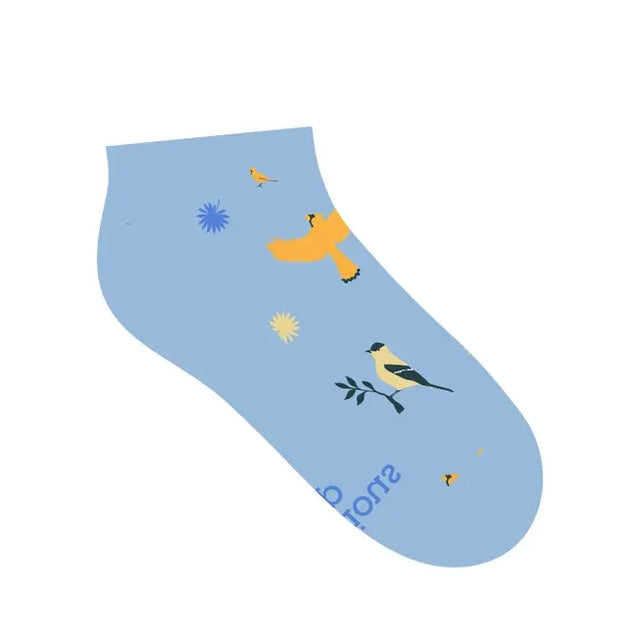 Ankle Socks That Protect Songbirds - Conscious Step - The Woods Maine