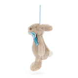 Bashful Beige Bunny Ornament - JellyCat