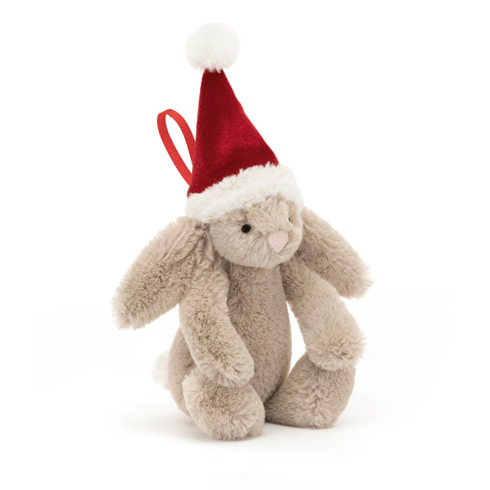 Bashful Christmas Bunny Ornament - JellyCat