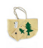 BUNDLE: Maine Bicentennial Large Tote + Wristlet by Sea Bags - The Woods Maine