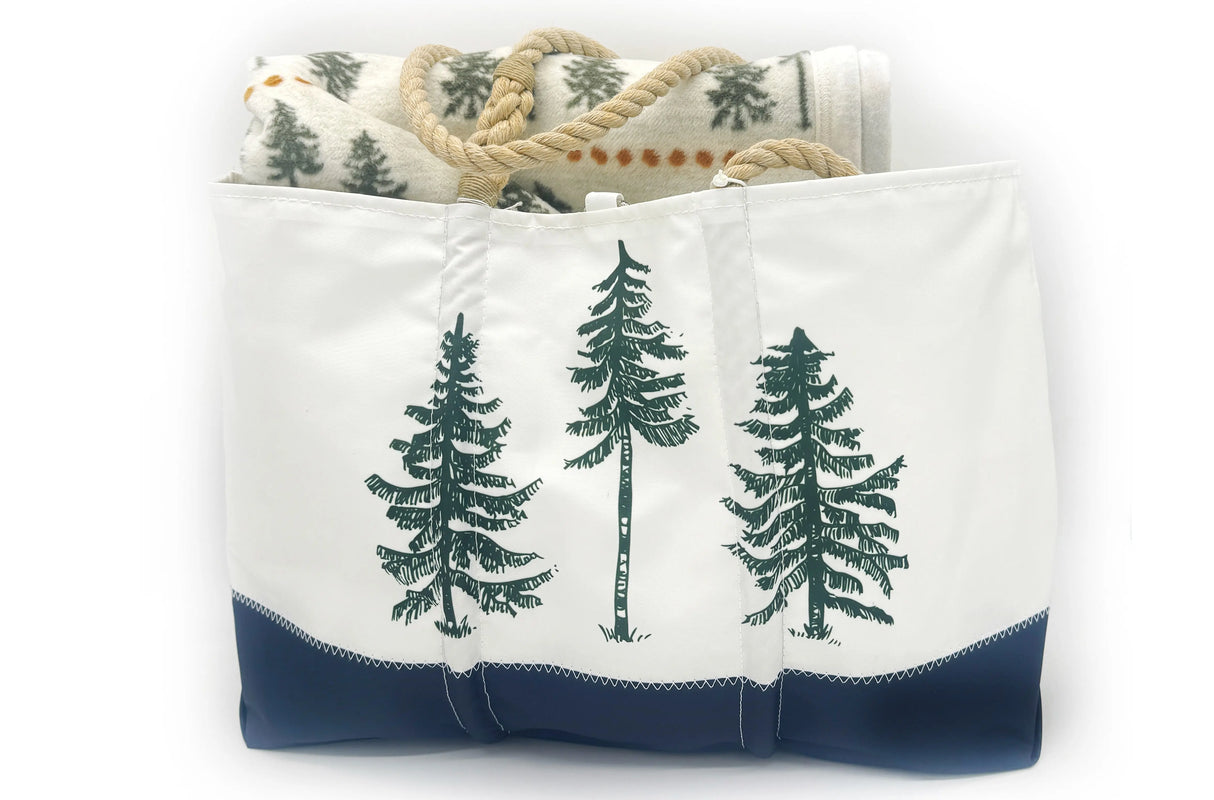 BUNDLE: The Woods Maine Three Pines®: Loon Tailgate Tote +  Three Pines® x ChappyWrap® Original Blanket - The Woods Maine