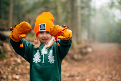 BUNDLE: The Woods Maine x Give'r Three Pines® Adult and Children's Frontier Mittens - The Woods Maine