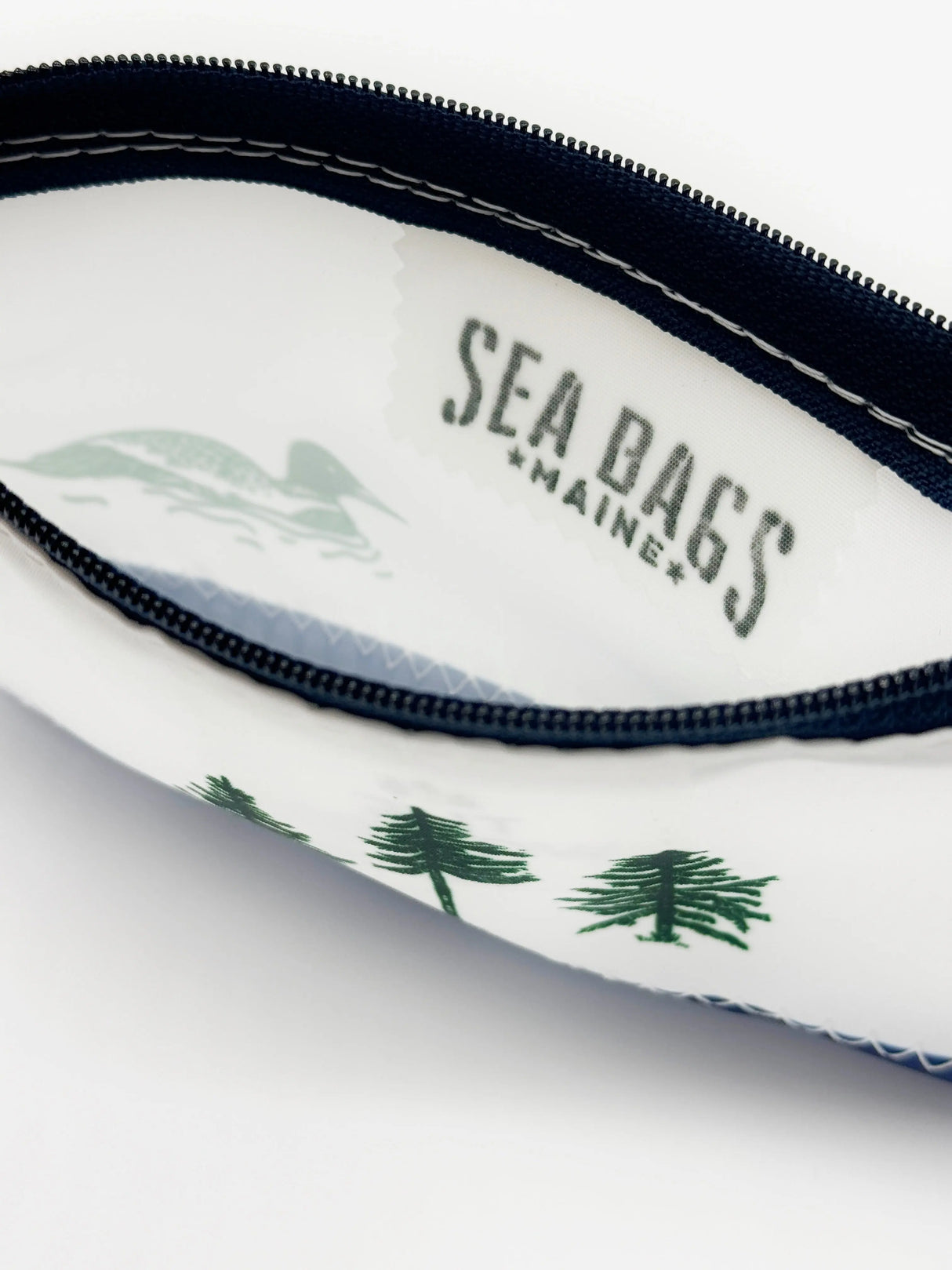 BUNDLE: Three Pines®: Loon Lined Sea Bags Medium Tote +  Loon Wristlet - The Woods Maine