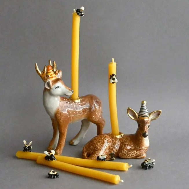Beeswax Birthday Candle (Set of 10) - Camp Hollow - The Woods Maine