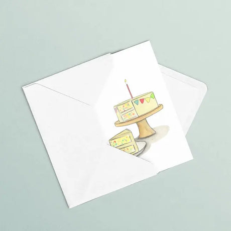 Birthday Cake Mini Card - Emmy + Olly - The Woods Maine
