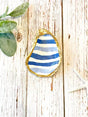 Blue Waves Oyster Trinket Dish - Alison Brooke Designs | Handmade in Maine - The Woods Maine