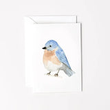 Bluebird Mini Notecard - emily lex studio - The Woods Maine