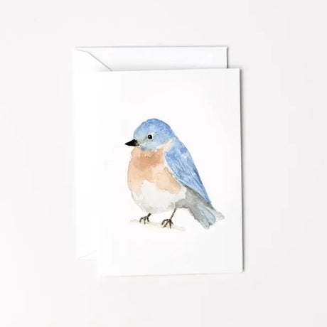 Bluebird Mini Notecard - emily lex studio - The Woods Maine