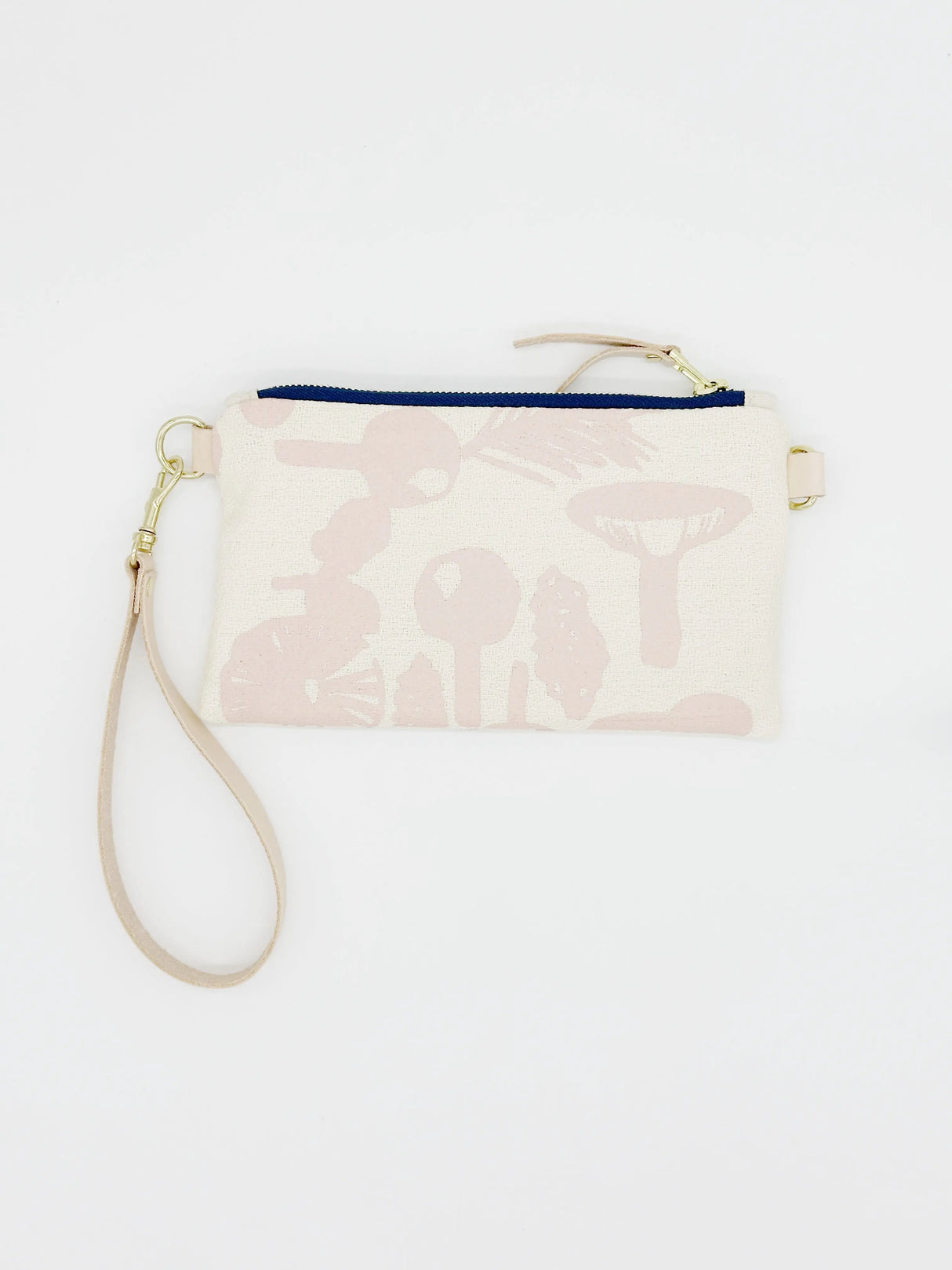 Blush Mushroom Ellie Wristlet Bag - Erin Flett - The Woods Maine