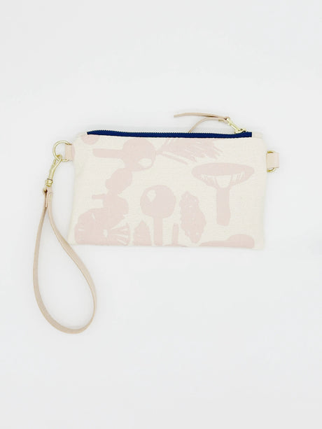 Blush Mushroom Ellie Wristlet Bag - Erin Flett - The Woods Maine