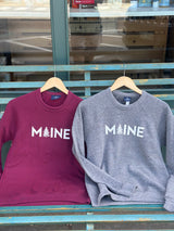 My Maine: Adult Maine Crewneck Sweatshirt (Available in Two Colors)