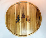 Three Pines® Handcrafted Wood Charger by The Woods Maine
