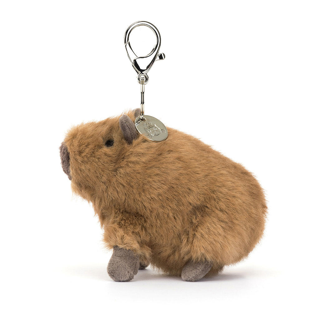Clyde Capybara Bag Charm - JellyCat