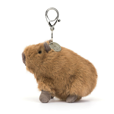 Clyde Capybara Bag Charm - JellyCat