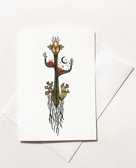 Cactus Rootling Card - Wild Slice - The Woods Maine