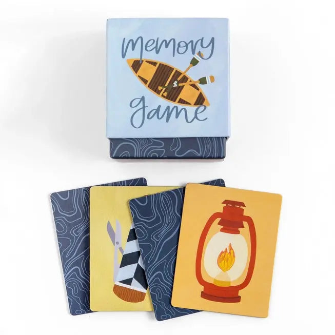 Camping Memory Game - One Canoe Two Paper Co. - The Woods Maine