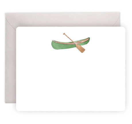 Canoe Flat Notecard Boxed Set - E. Frances Paper E. Frances Paper