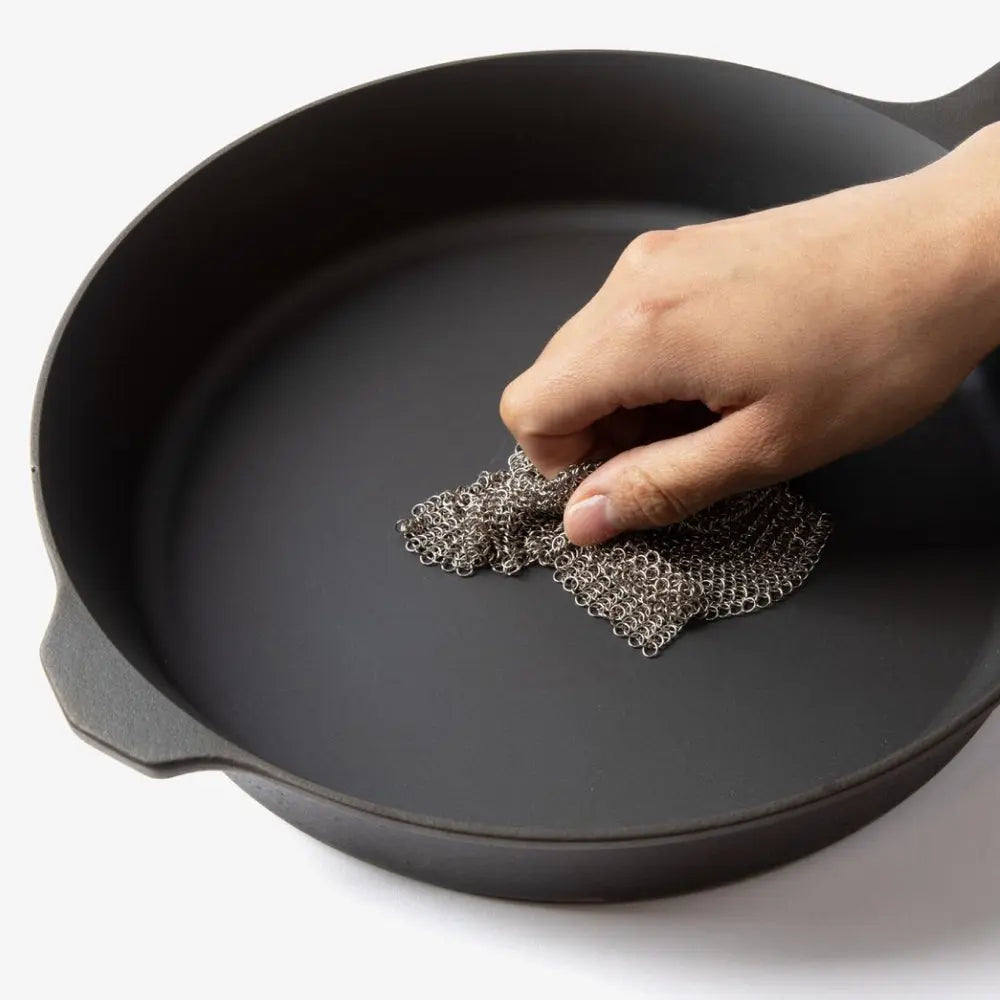 Chain Mail Cast Iron Scrubber - Field Company - The Woods Maine