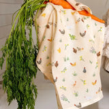 Chicken Meadows Tea Towel - One Canoe Two Paper Co. - The Woods Maine