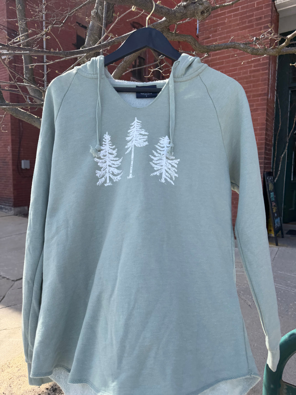PRE-ORDER NOW: Three Pines® Lightweight Womens Hooded Sweatshirt by The Woods Maine®