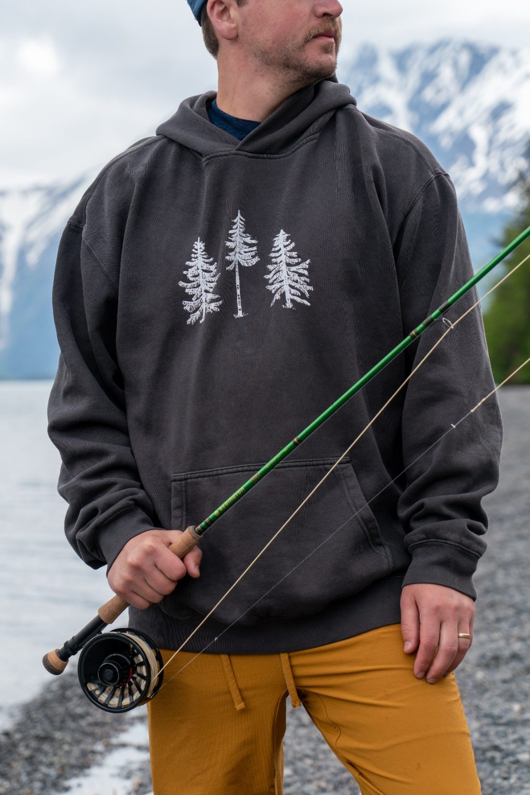 Three Pines® Midweight Relaxed Fit Hooded Maine Sweatshirt ( 2 colors available)