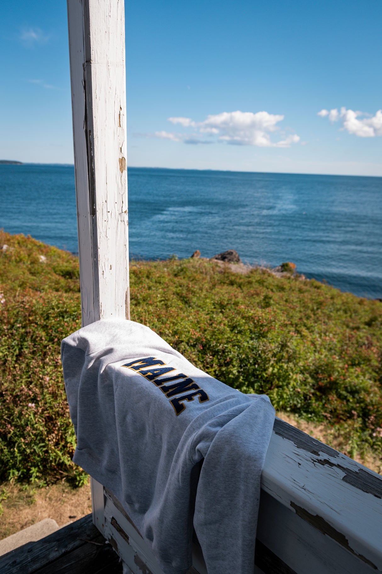 The Woods Maine® Classic x Boathouse | Best Maine Crewneck Sweatshirt | Made in the USA