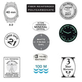 DX3® SUPER™ Nylon Band Watch - MH Bertucci - The Woods Maine
