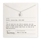 Dandelion Wishes Silver Necklace - Becoming Jewelry - The Woods Maine