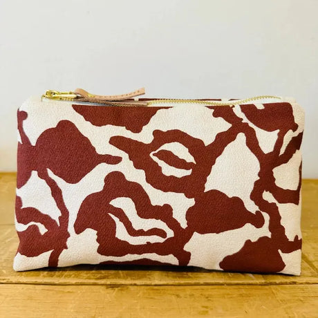 Dark Clay Makeup Bag - Erin Flett - The Woods Maine