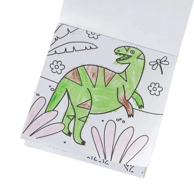 Dinoland Carry Along Crayon & Coloring Book Kit - Ooly - The Woods Maine