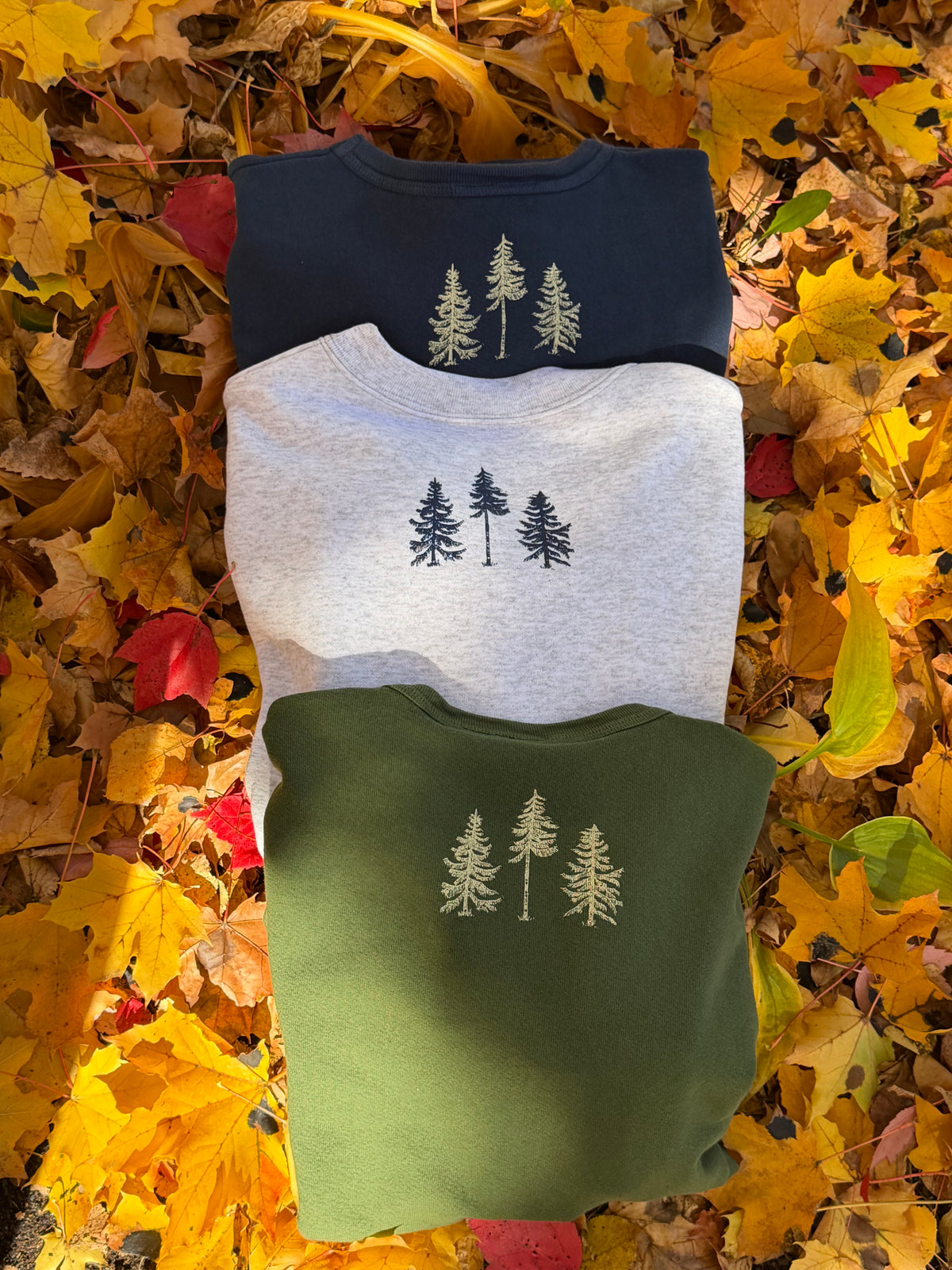 The Woods Maine® x Boathouse French Terry NEW ENGLAND Crewneck | MADE IN THE USA