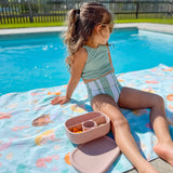 Mermaid Cove Maverick Kids Beach Towel + Wet Bag - Calla & Friends