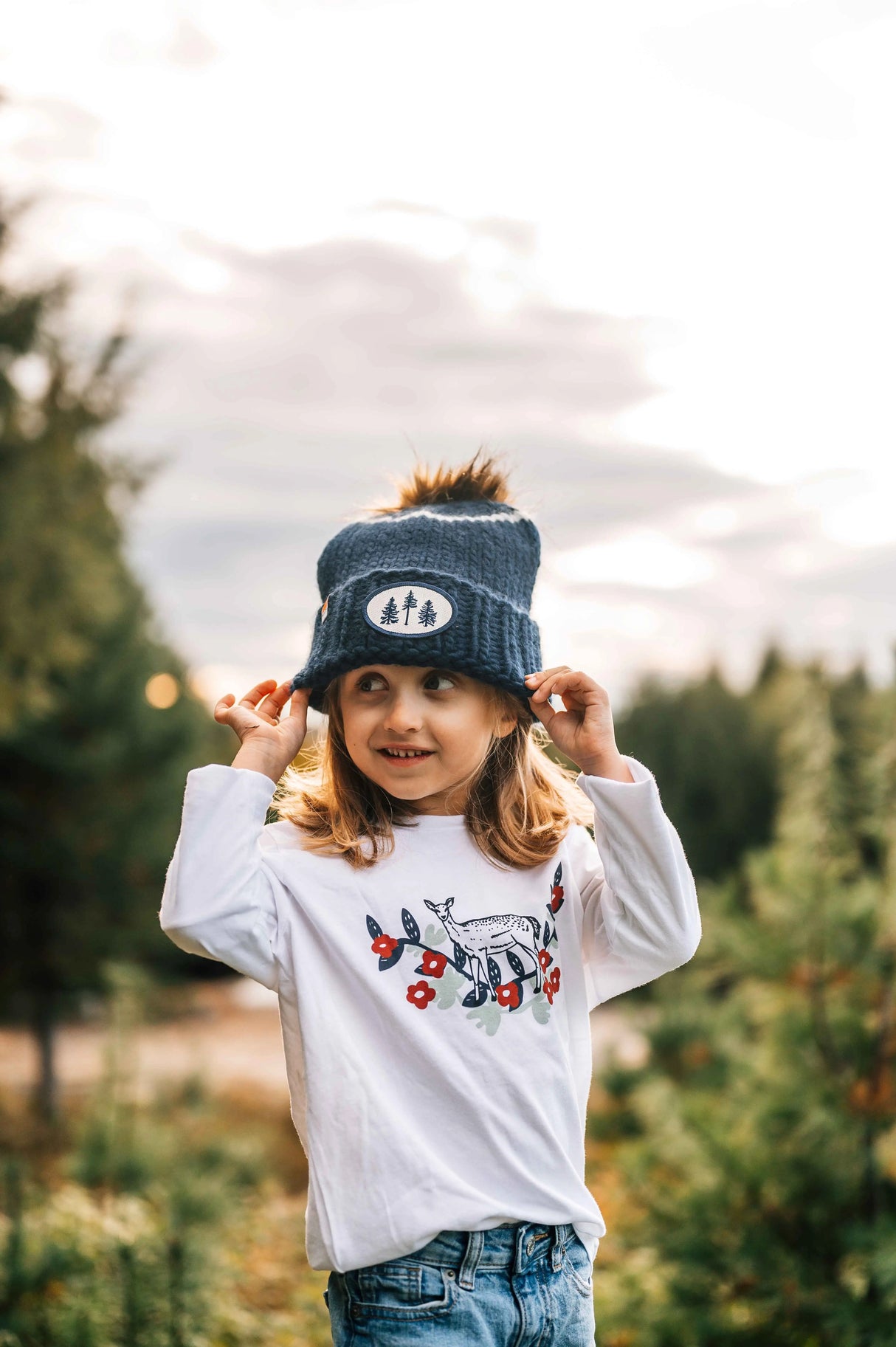 Flora Doe: The Woods Maine® x TACHEE Youth Long Sleeve - The Woods Maine