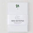 Four Leaf Clover Mini Notepad - Finding Silver Pennies - The Woods Maine