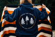 The Woods Maine®: From The Seas to the Trees® Adult Quarter Zip Sweatshirt - The Woods Maine