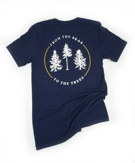 From The Seas to the Trees® Adult Short Sleeve - The Woods Maine