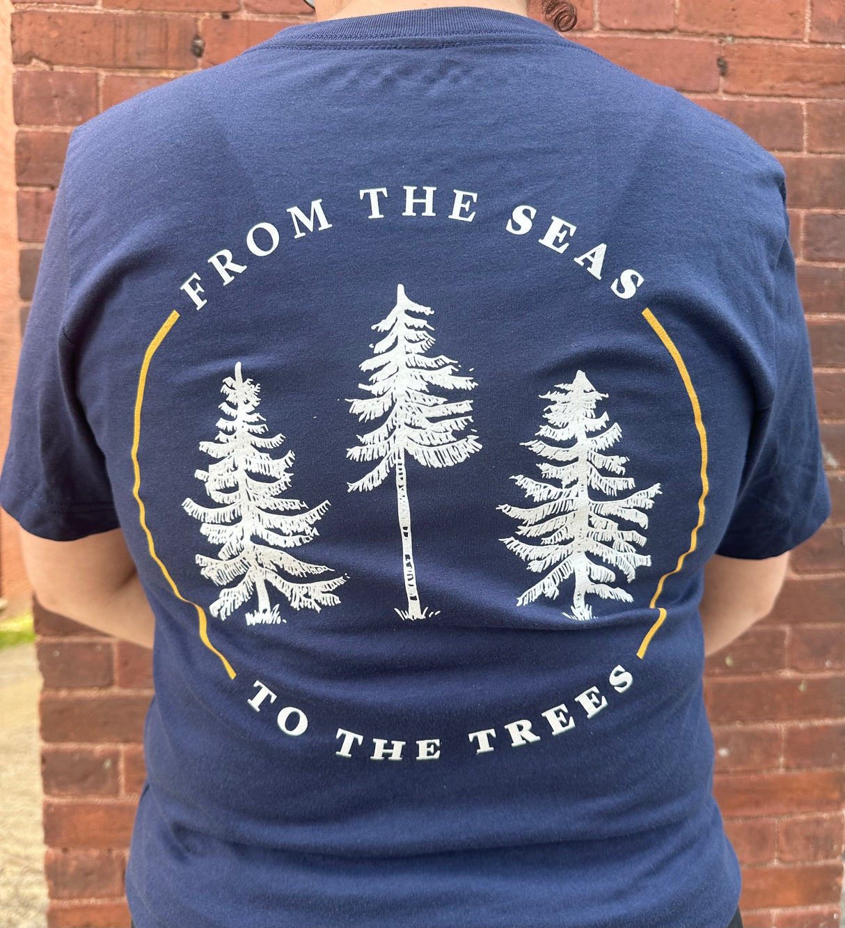 From The Seas to the Trees® Adult Short Sleeve - The Woods Maine