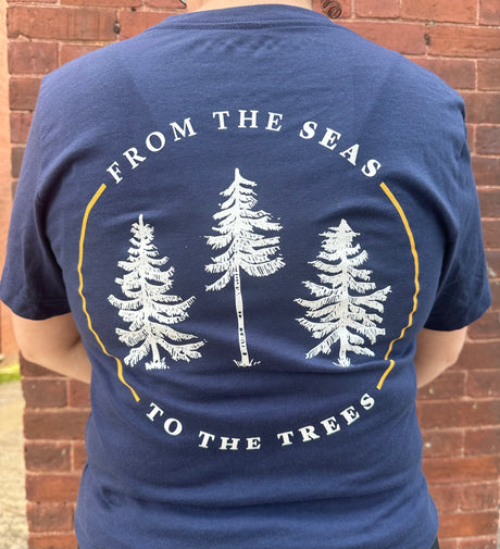 From The Seas to the Trees® Adult Short Sleeve - The Woods Maine
