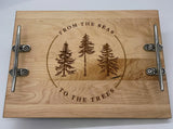From The Seas to the Trees® Maine Maple Serving Tray | Made in Maine. - The Woods Maine