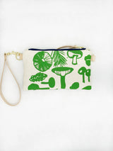 Kelly Green Mushroom Ellie Wristlet Bag - Erin Flett