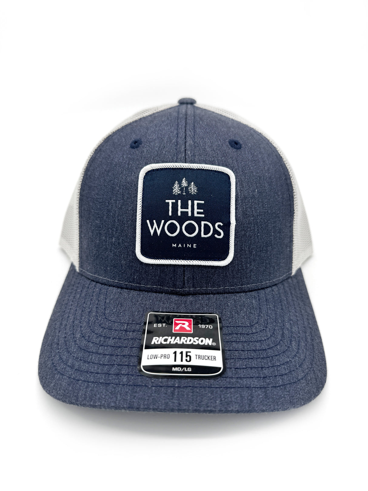 The Woods Maine® Classic Patched Trucker Hat (3 Colors Available)